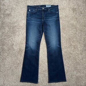 AG Adriano Goldschmied The Angel Bootcut Jeans Dark Wash Size 30 regular flare